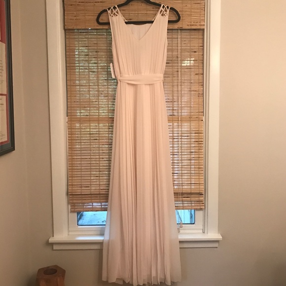 Jessica Simpson Maxi Dress NWT Blush/Ivory - Picture 2 of 3